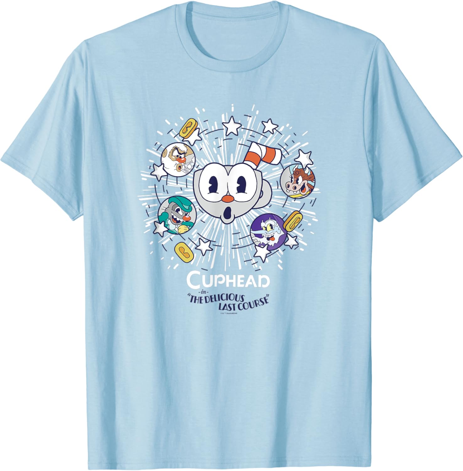 Buy Cuphead The Delicious Last Course Cuphead Character Group TShirt